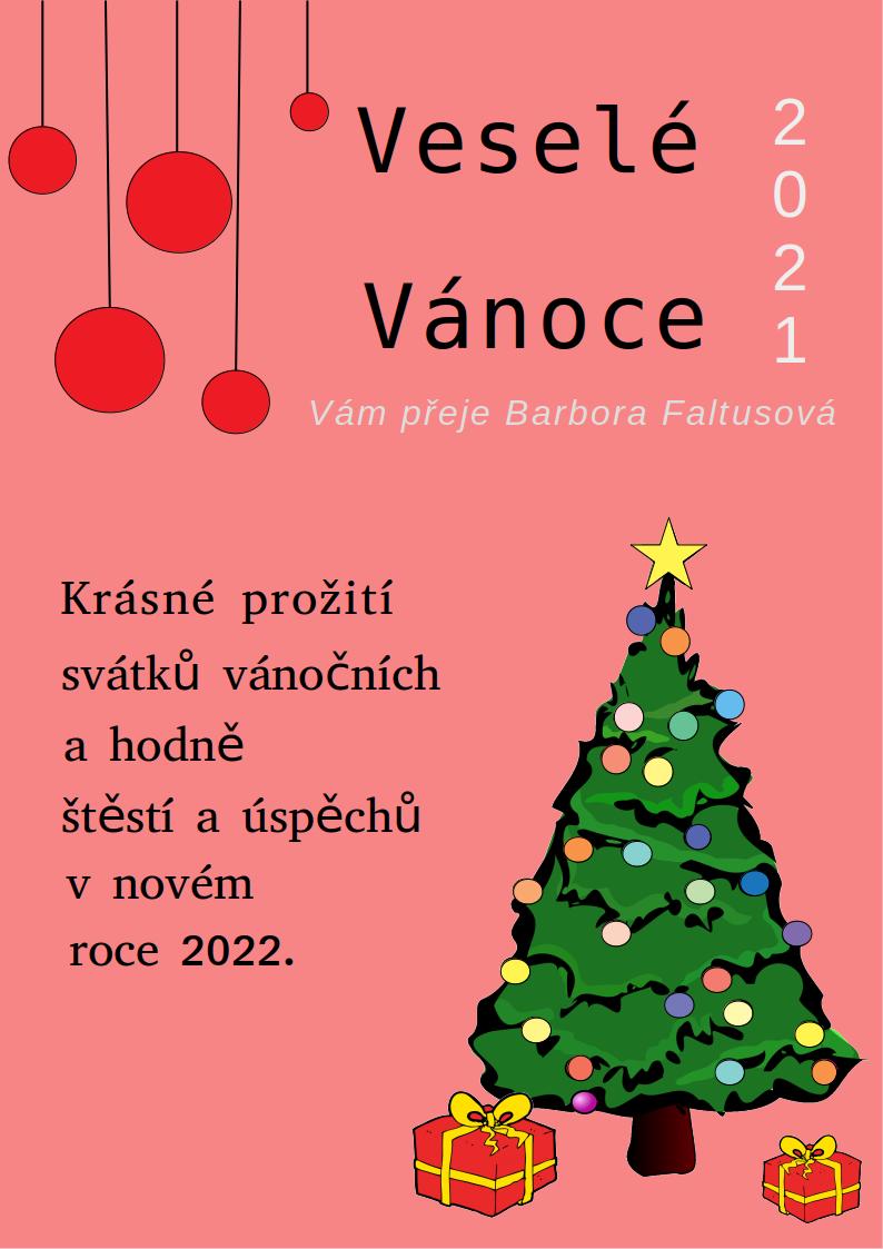 Vánoce 2021 Faltusová